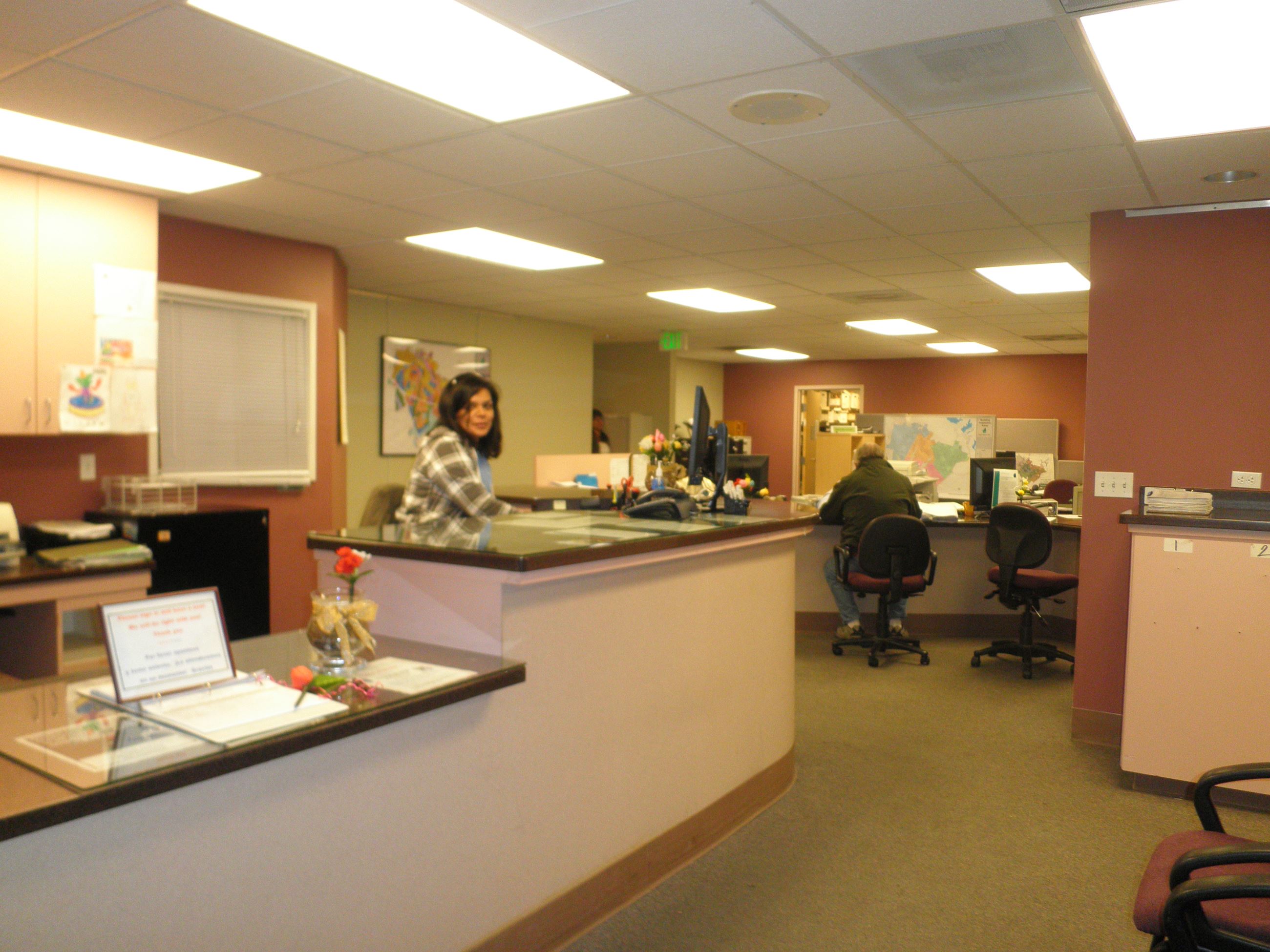 Front Counter at the Planning Division