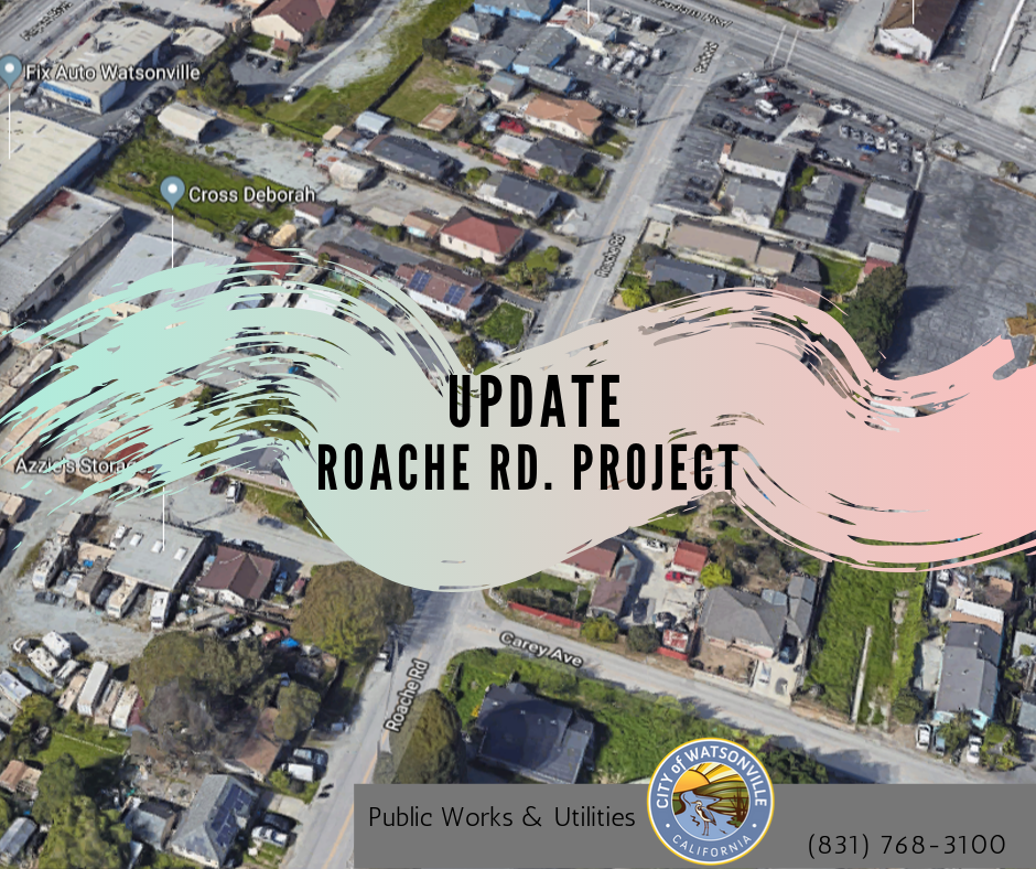 map showing Roache Rd.