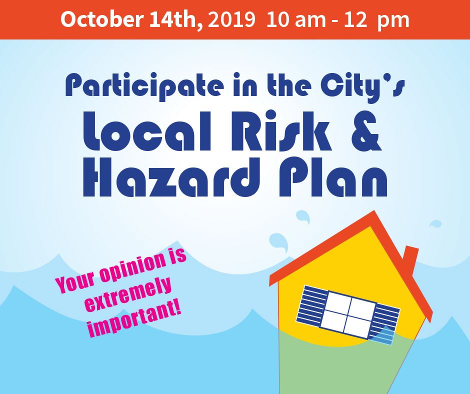 Local Risk & Hazard Plan - Public Meeting October 14th