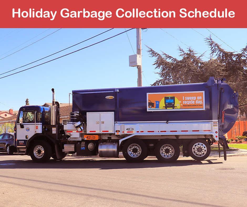 Holiday garbage collection schedule
