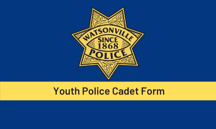 Youth Police Cadet Form