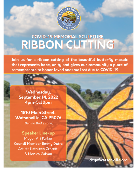 Covid-19 Memorial Ribbon Cutting