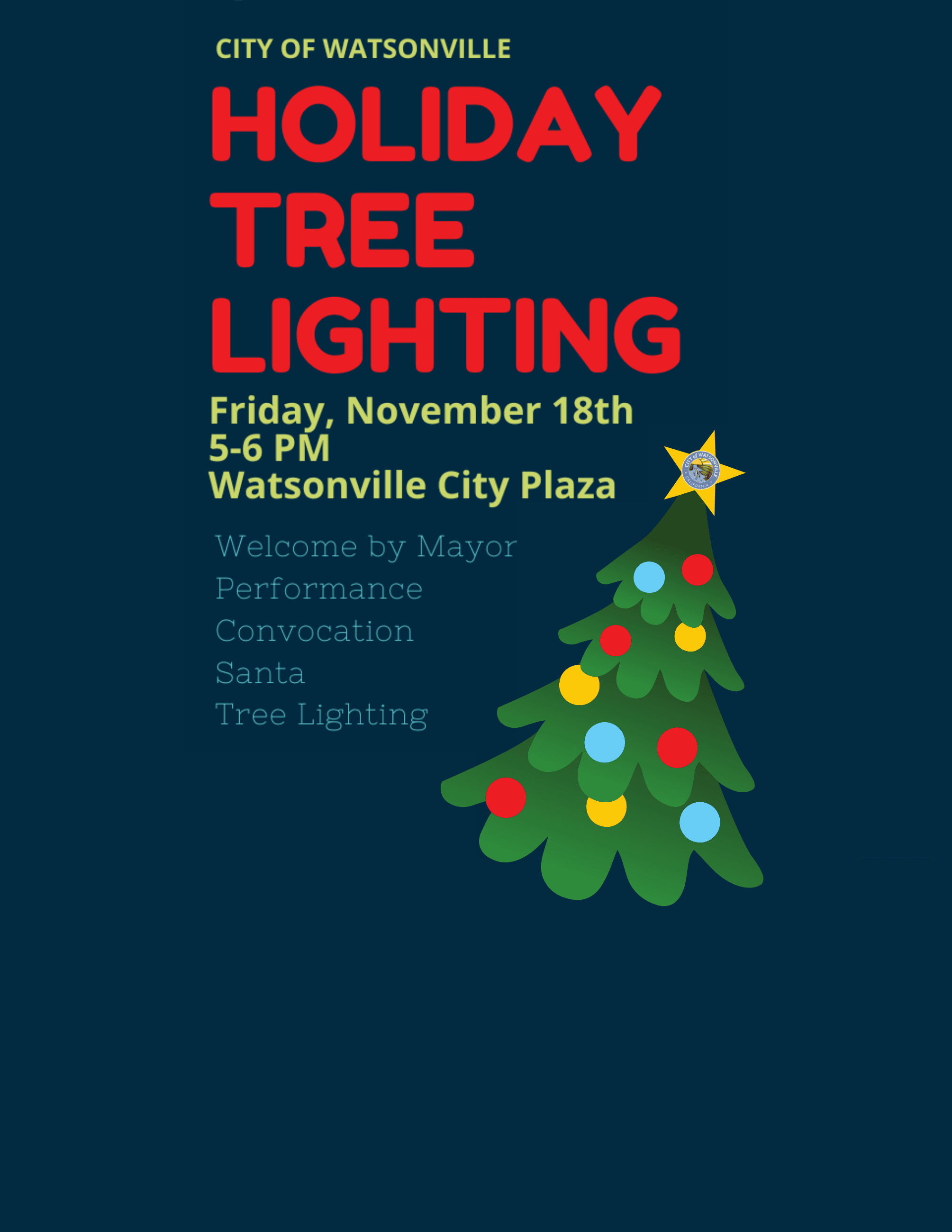Tree Lighting Newsflash