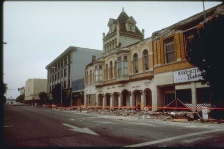 1989 Earthquake Aftermath at the Bake Rite Bakery