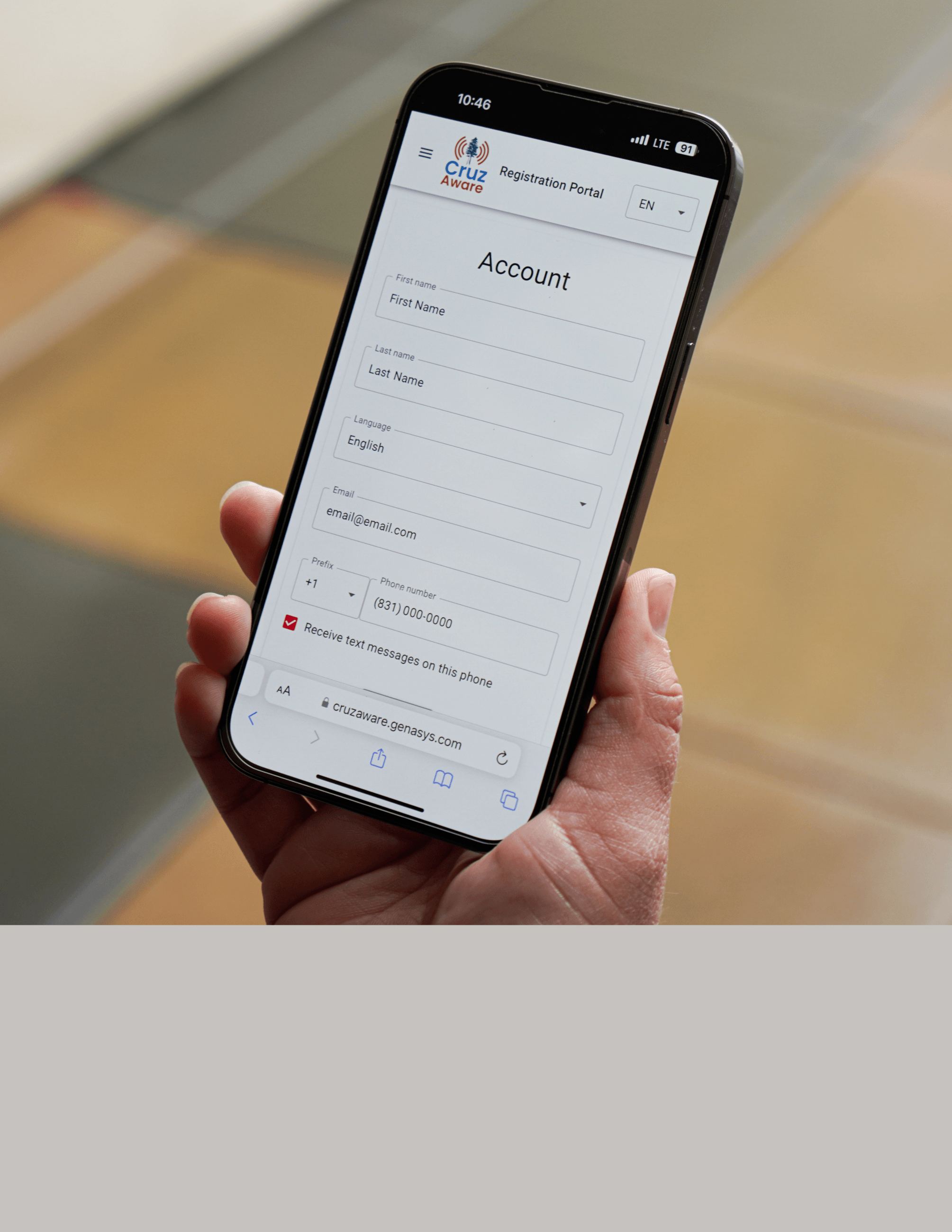 CruzAware Web template 