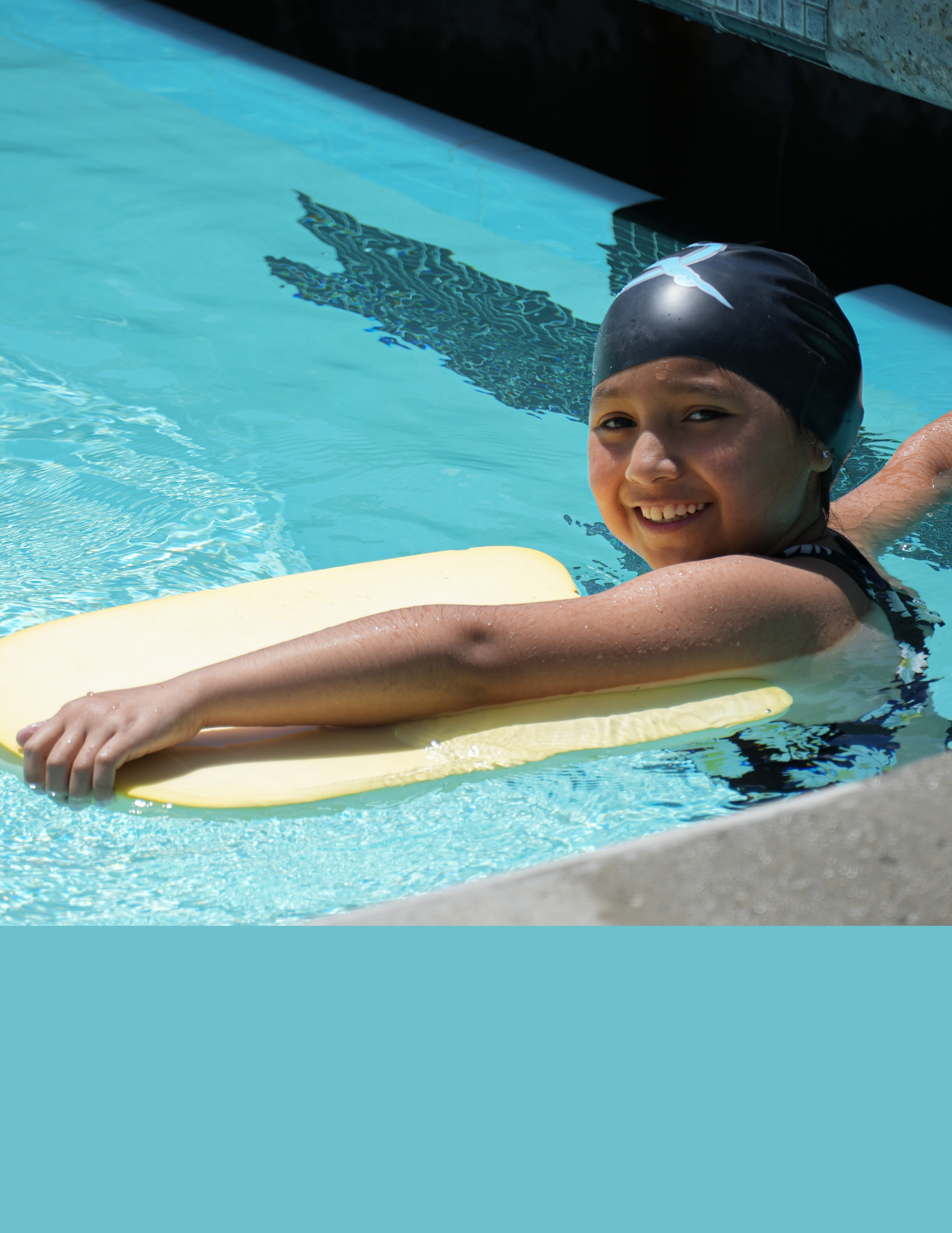 Free swim camp web template 