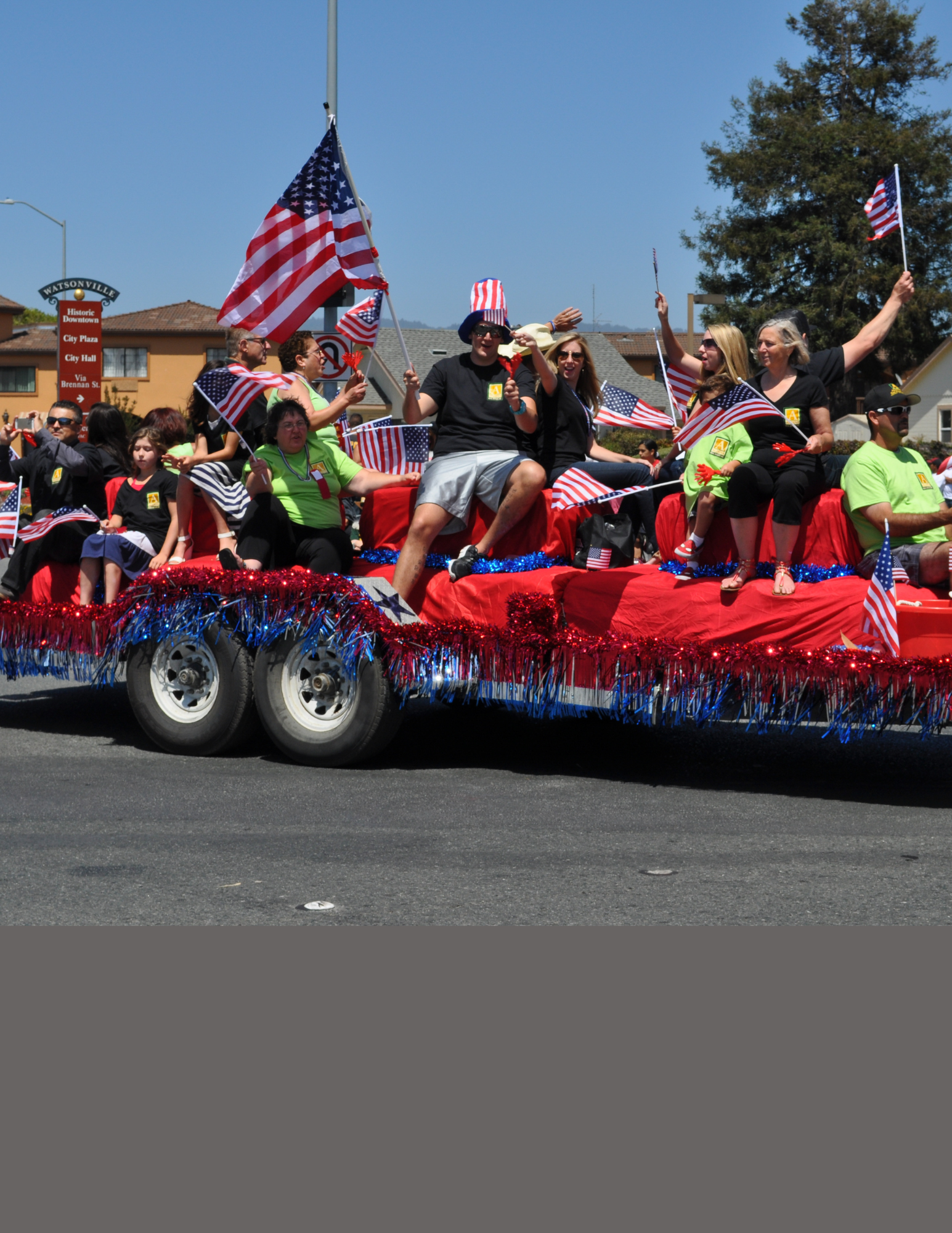 4th of july parade web template 
