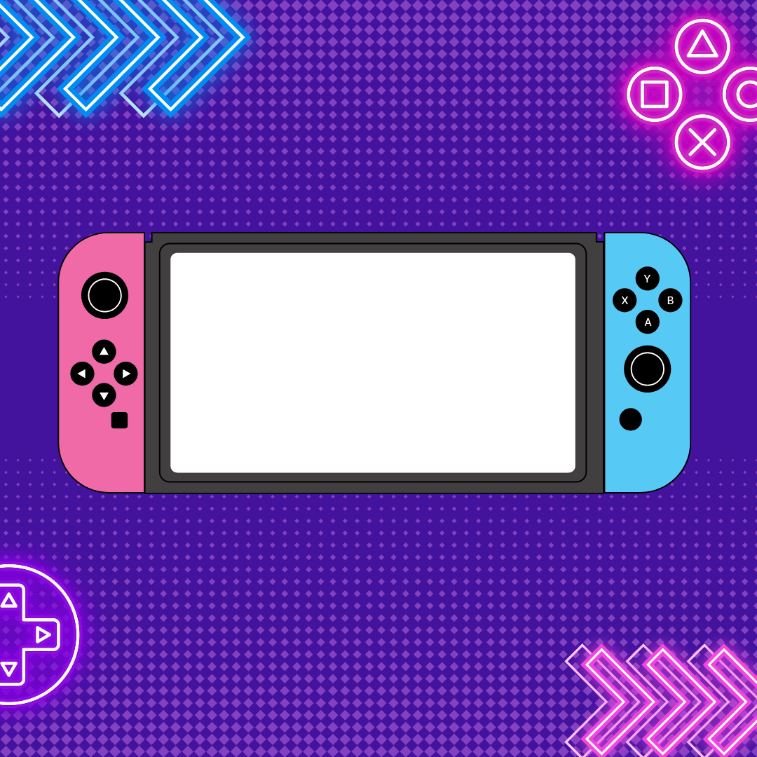 Nintendo Switch and control icos