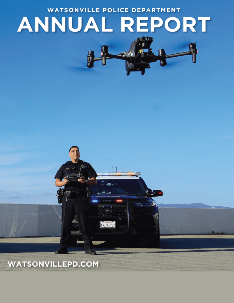 Officer flying a Drone 