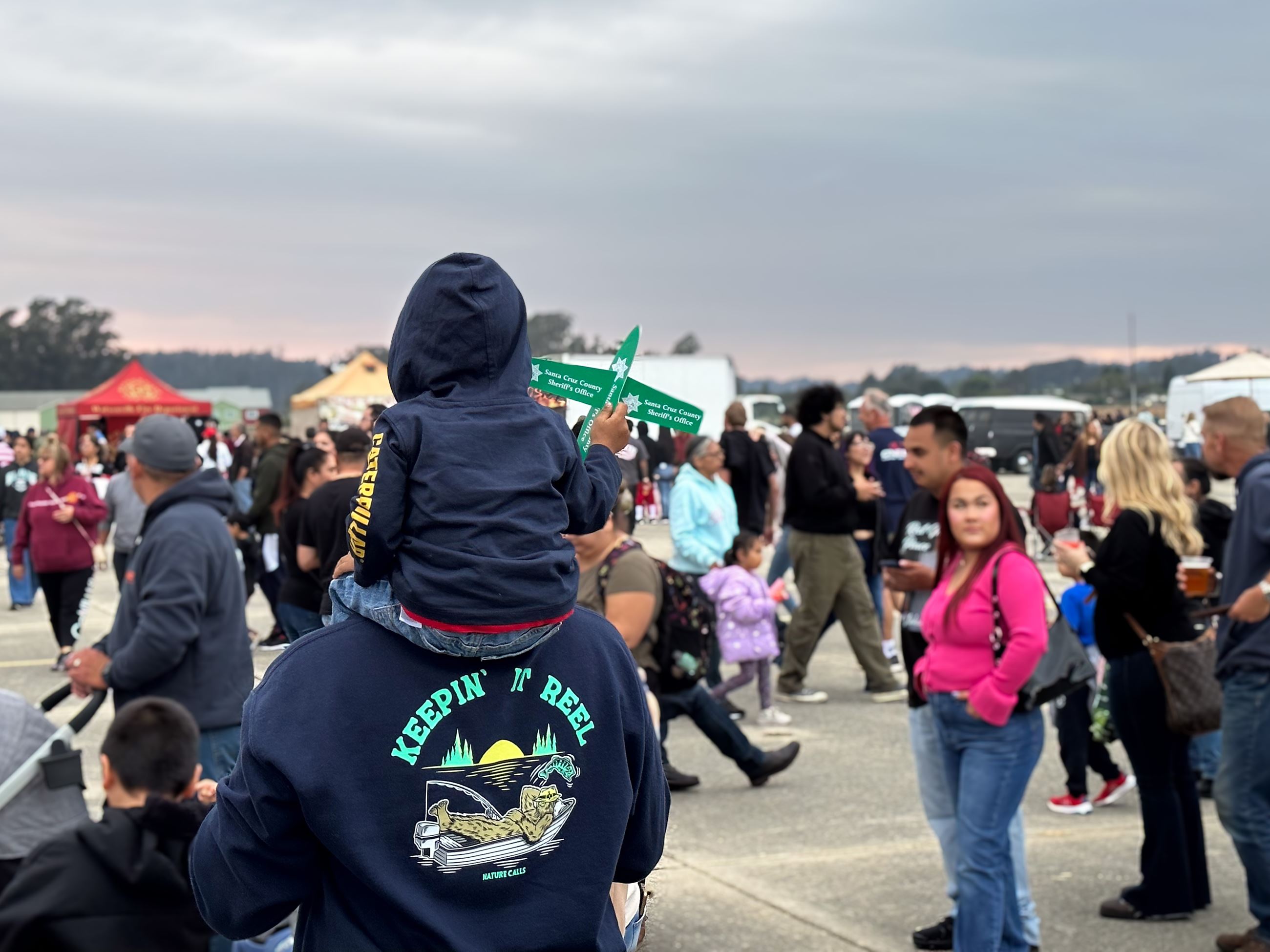 CHILD AT FIRE IN THE SKY