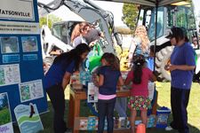 Kids celebrating Earth Day