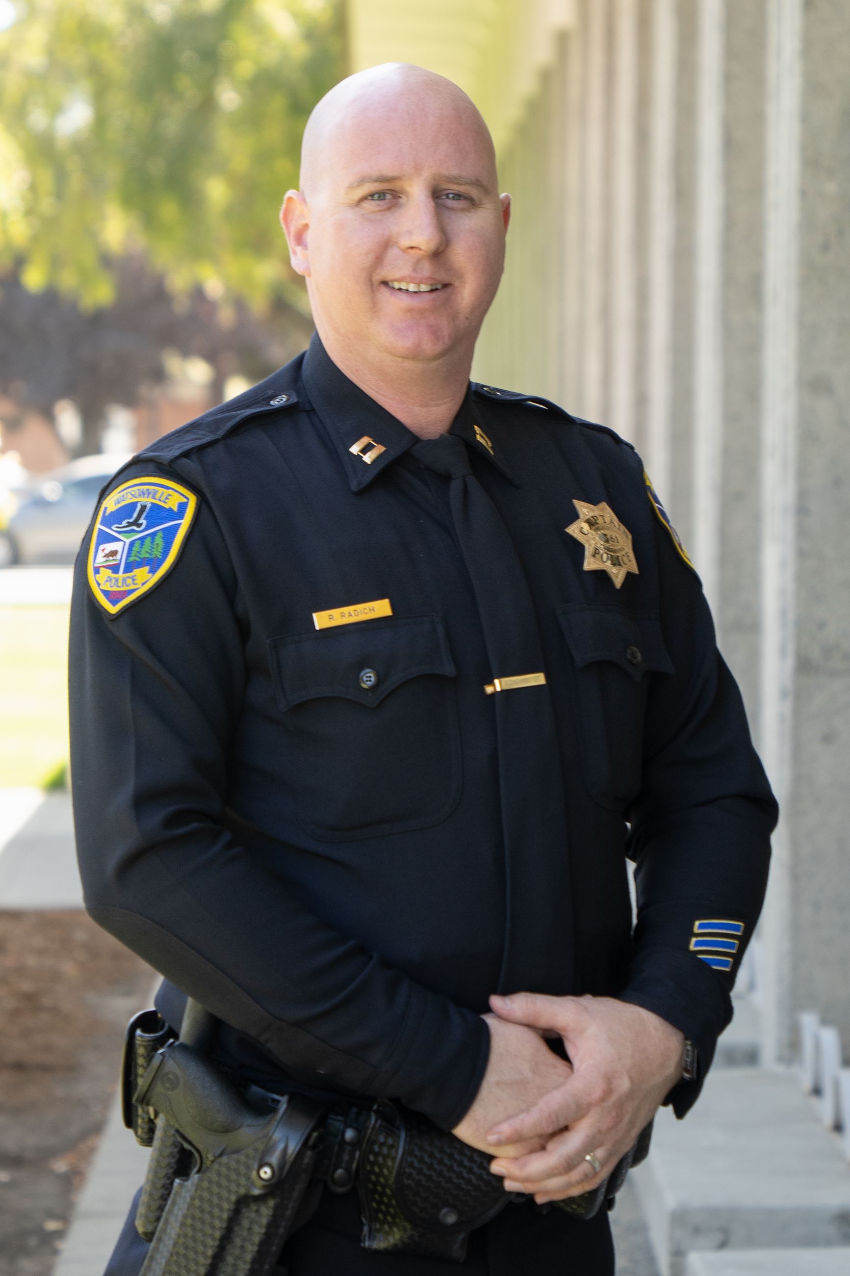 Cpt. Radovan Radich posing for photo 