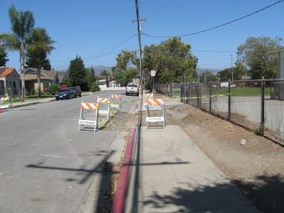 Sidewalk Construction